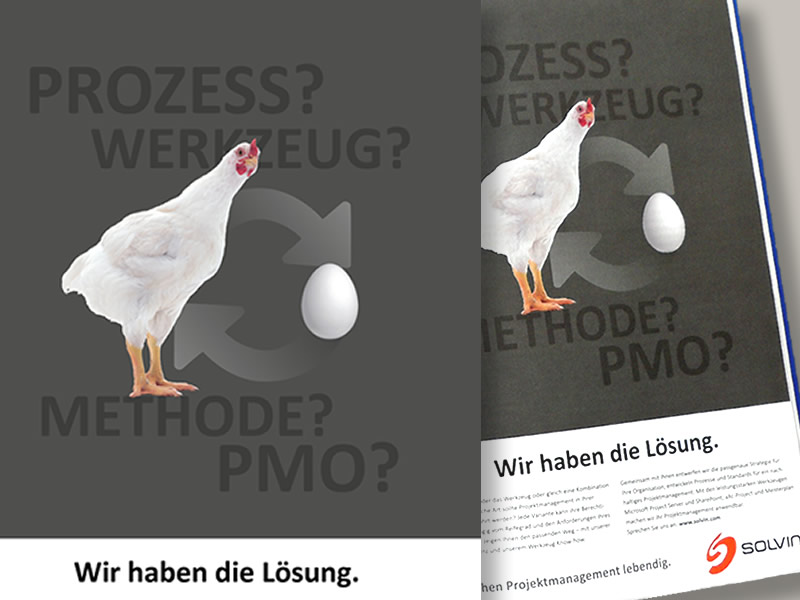 Anzeige für Fachmagazin, gestaltet von dem Hamburger Büro für Grafik-Design, Elisabeth Steuernagel